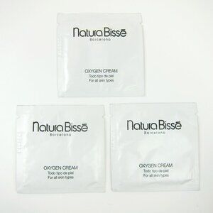 Natura Bisse Oxygen Cream Moisturize & Brighten 2ml Travel Packs Lot of 3 NEW